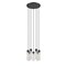 Z-Lite Beau Chandelier, 7-Light, 18 In.W x 12.75 In.H, Matte Black/Clear 740P-7R-MB - alternate 6